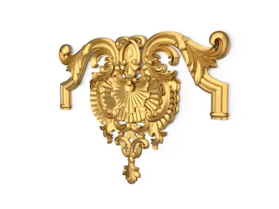 carved classic decorative ornament cnc 3d printing stl 38 3D model