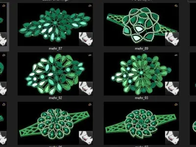 100 Mardin RP new rings  3D print model