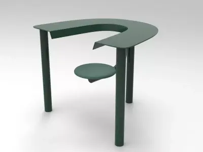 Haze Chair Low-poly 3D model
