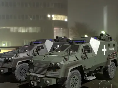 AMEV DIDGORI Low-poly 3D model