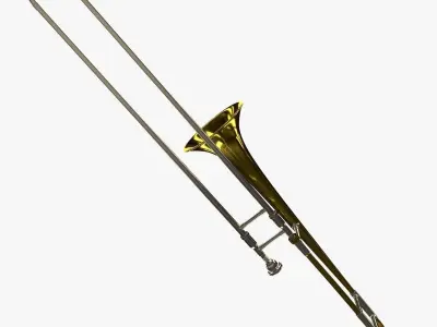 Trombone 3D model