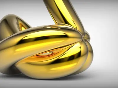 Jeff Koons Balloon Swan 3D print model