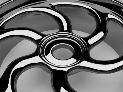 Car Rim Wheel 3D model