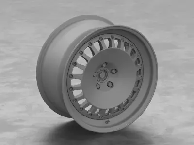 Ronal Racing Wheel 3D Model 3D model