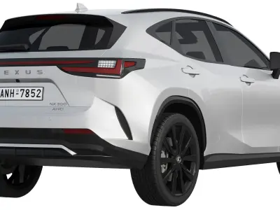 Lexus NX300 F-Sport 2022 3D model