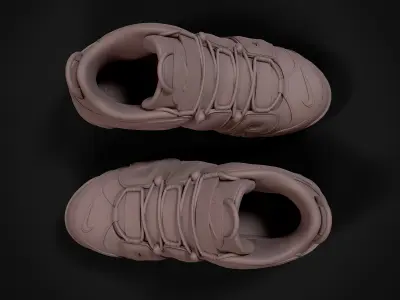 Nike Air More Uptempo96-3d printable 3D print model