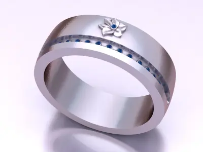 ROUND RING PANDANT 3D PRINTABLE MODAL  3D print model