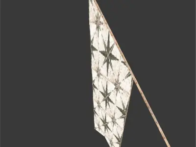 Gerudo Palace Flag Free low-poly 3D model