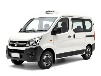 Detailed Urban Taxi Van Model Pack for Realistic Simulations Low-poly 3D model