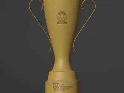 AFF Cup trophy 3D model