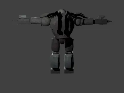 Iron Monger Low Poly 3D Model Free low-poly 3D model