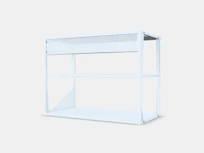 PLATSA Open shelving unit 3 3D model