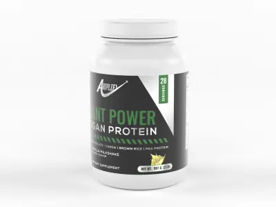Protein Powder 3D model