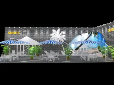 Exhibition - Area - 15X8-3DMAX2012-01 3D model