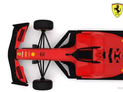 Scuderia Ferrari SF1000 3D model