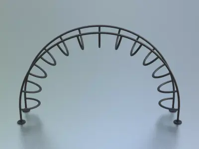 Half Moon Rung Climber Low-poly 3D model