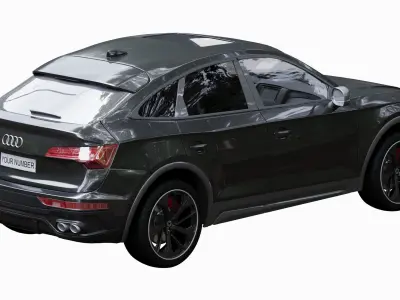 Audi-SQ-5 Sportback 3D Model 3D model