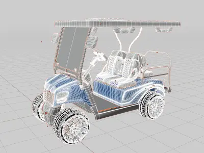 Golf Cart 3D model