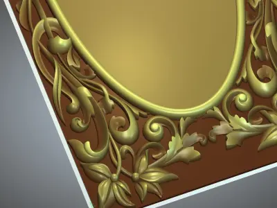 PICTURE PHOTO mirror FRAME DIGITAL FILE FRAME 3D MODEL FOR CNC  3D model