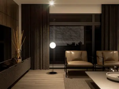 Modern living - B 3D model