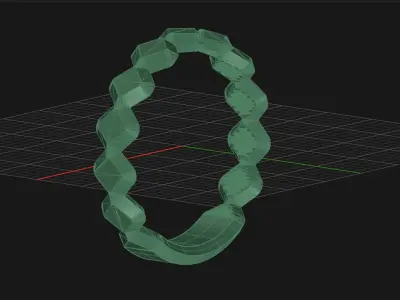 rhombus Ring Free 3D print model