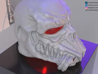 Star Wars Skull Death Trooper Helmet 3D print model