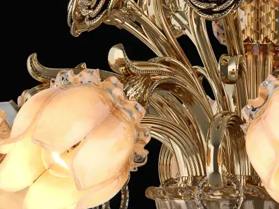 MD 3269-8 Osgona Chandelier 3D model