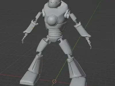 Simple Robot Model Free 3D model