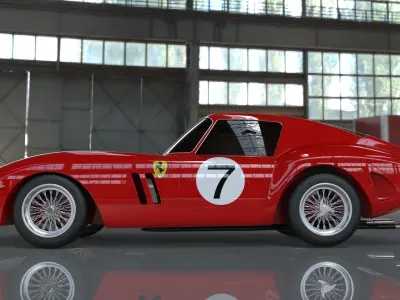FERRARI 250 GTO 3D  3D model