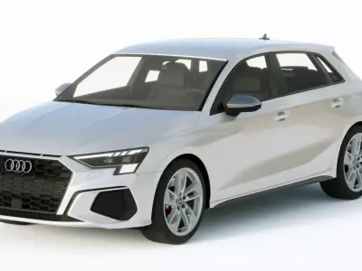 Audi S3 2021 3D model