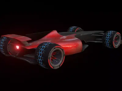 F1 Futuristic Concept 3D model