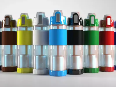 Sport Water Bottle 3D model