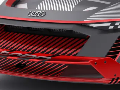Audi S1 Hoonitron Concept 2021 3D model