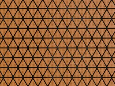 Sci-Fi Orange Rubber Panel Texture PBR Seamless Texture