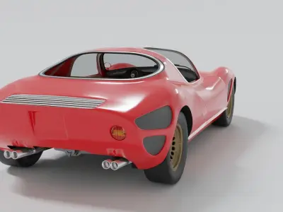 Alfa Romeo 33 Stradale 3D model