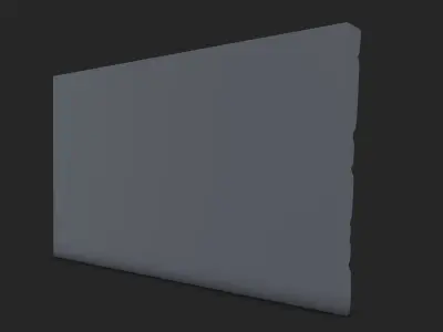 Faded Stone Wall Kitbash 3D model