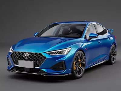 Sports Sedan 3D model