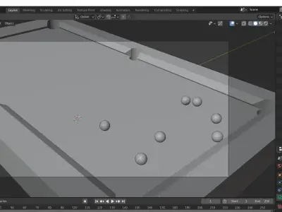 pool table Free 3D model