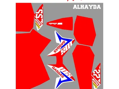 Motocross Offroad Bike Low-poly 3D model