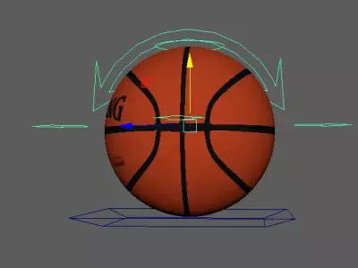 Basketball Free Rig Free 3D model
