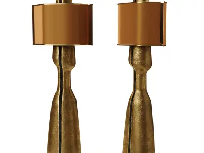 Charles Tassin Soff Floor Lamp 3D model