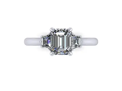 Woman Wedding Ring  3D print model purchase