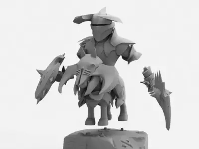 Chaos Knight Chibi - DOTA 2 - 3D Print Collection 3D print model