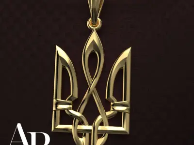 Ukrainian Trident 3D print model