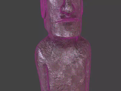 Deco Moai 3D model