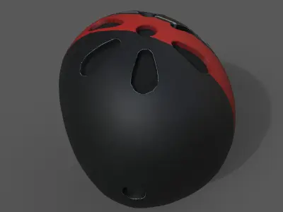 Helmet sport Generic camp human Hat 3d model low poly  Low-poly 3D model