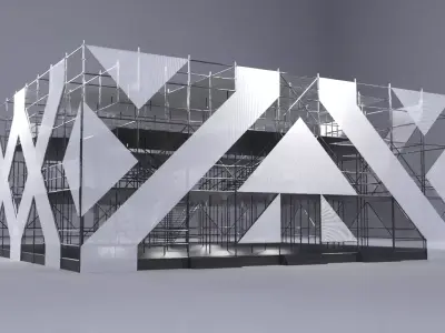 Layher Structure Pavilion 3 3D model