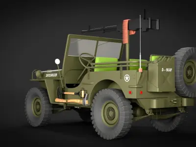 Willys MB 3D model