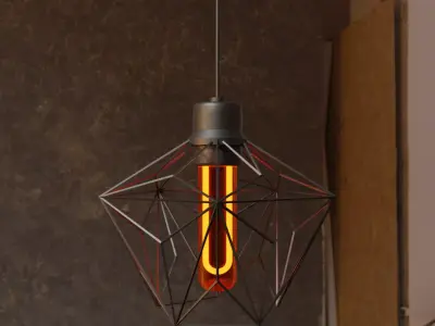 suspended lamp  3D model