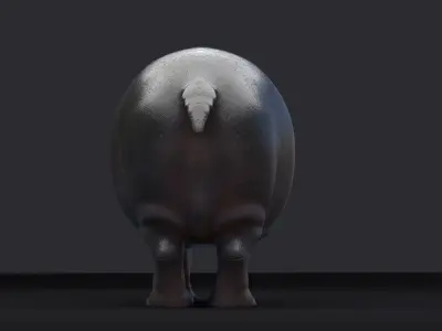 Hippopotamus 3D model